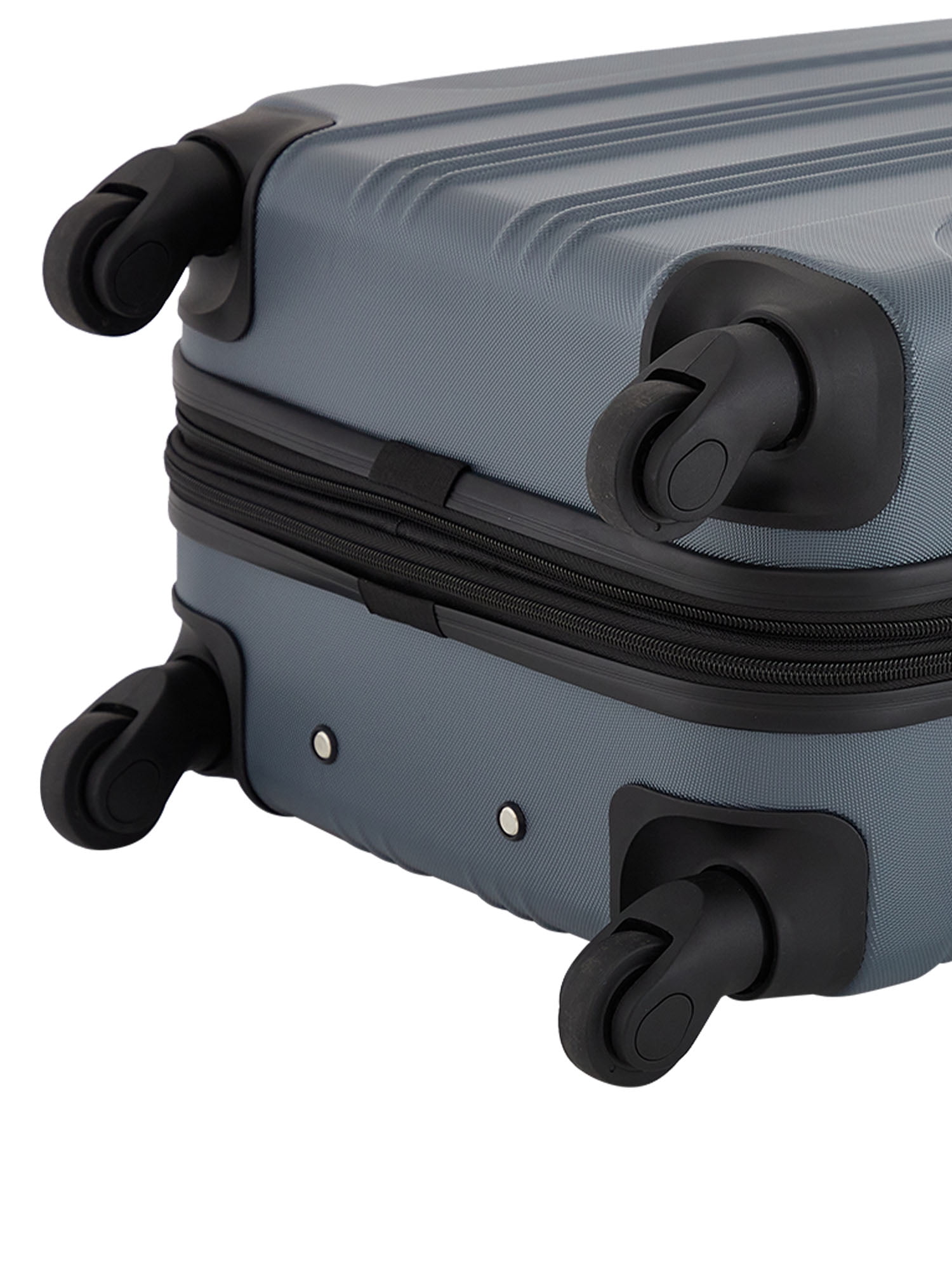 Travelers Club 20" Hard Side Expandable Rolling Spinner Carry-on, Dark Slate