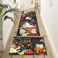thumbnail image 5 of 2 Pieces Christmas Snowflake Kitchen Decoration Rug Set, Non Slip Waterproof Kitchen Carpet and Rugs Washable for Kitchen, Doormat, Bathroom, Bedroom 17"x 47"+17" x 30", 5 of 6