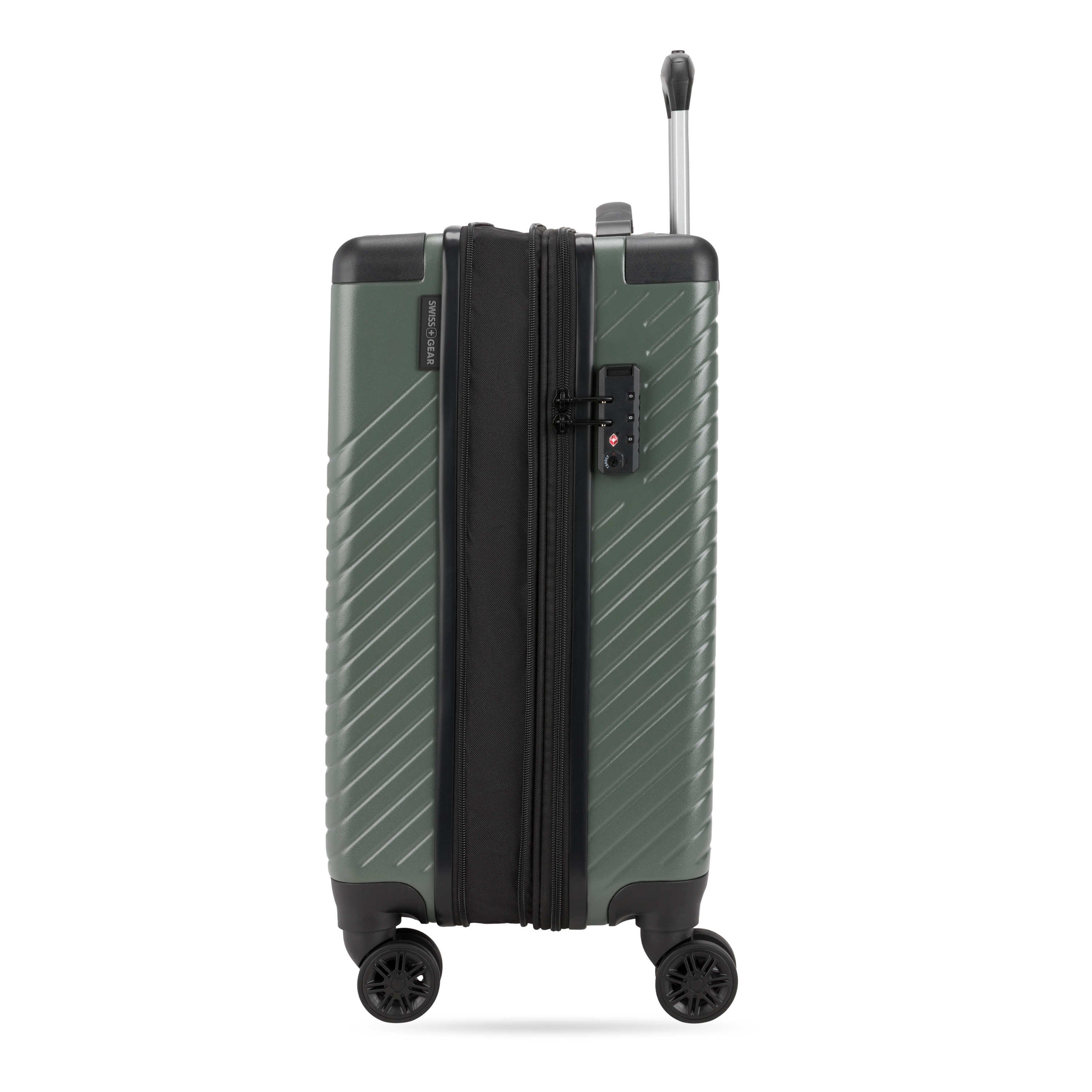 SWISSGEAR Edge Hardside Carry-On Spinner, Thyme Green - Walmart.com