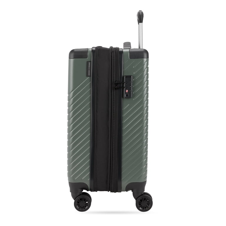 SWISSGEAR Edge Hardside Carry-On Spinner, Thyme Green - Walmart.com