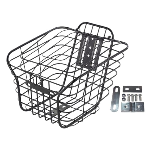 Siruishop Bicycle Basket Dogs Carrier Bike Rack Basket for Sports Travel Electric Bike