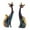 Style B, variant on Esquirla 2 Pieces Couple Cat Statues Desktop Ornaments Collection Resin Decorative Figurines Modern Sculptures for Entrance Shelf Desk B