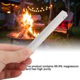 thumbnail image 2 of Outdoor Camping Fire Starter Kit - 99.9% High Purity Magnesium Block, Rectangular Ignition Rod with Wire Drawing & Chamfering, Durable Long-Lasting, 4 Optional Sizes Including 11.5x11.5x100mm (24g),, 2 of 6