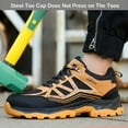 thumbnail image 2 of Waterproof Safety Shoes Mens Womens Steel Toe Cap Lightweight Breathable Safety Trainer Work Shoes Non-Slip EU 36-46, 2 of 7