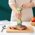 thumbnail image 4 of BotaniNest Steak 2026 Upgrade Stainless Steel Meat Needle 20 Pin Steak BBQ Kitchen Cooking Meat Marinating For Steak Beef And Chicken, 4 of 5