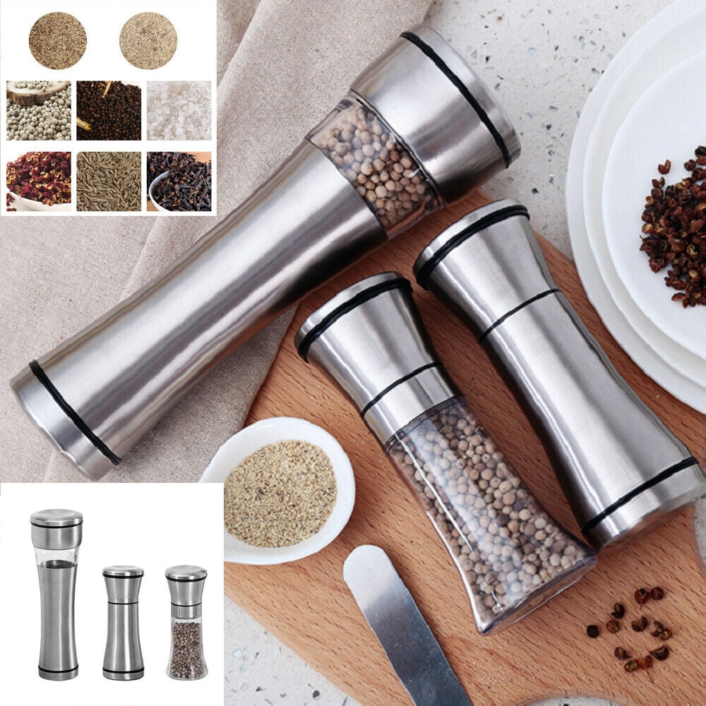 Kitchen Stainless Steel Muller Manual Pepper Salt Spice Mill Grinder