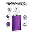 thumbnail image 4 of 8oz Stainless Steel Hip Flask, Purple, 4 of 4