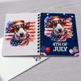 thumbnail image 4 of Patriotic Bull Terrier Celebrates 4th of July Spiral Bound Journal Bully Dog Lovers Gifts Idea 5x7in Spiral Notebook - 02009, 4 of 5
