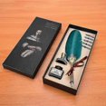 thumbnail image 4 of Retro Classical Fountain Pen Old European Style Feather Dip Writing Pen Ink Bottle Set Gift Box, 4 of 5