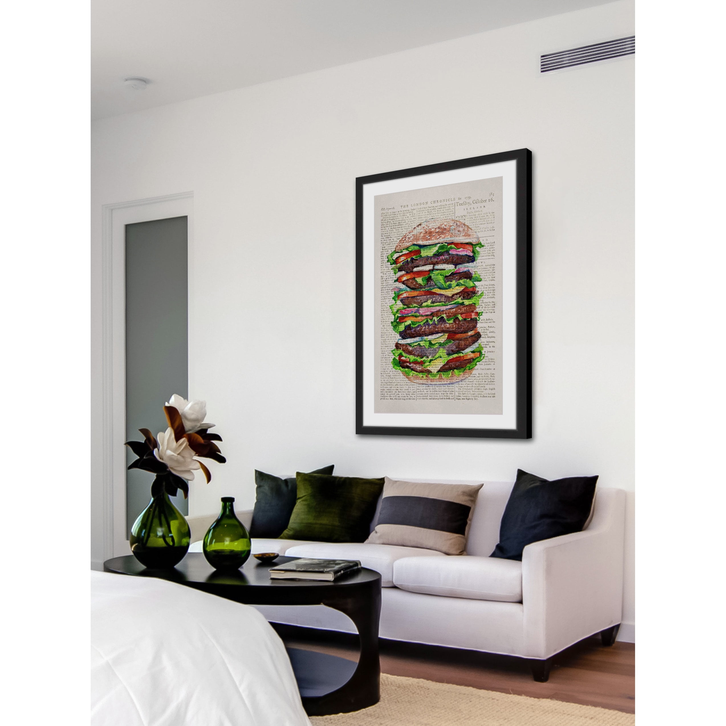 "I Dare You - Eat Me" Framed Painting Print