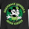 thumbnail image 3 of Disney - Shamrock Wishes Irish Kisses - Toddler And Youth Girls Short Sleeve Graphic T-Shirt, 3 of 5