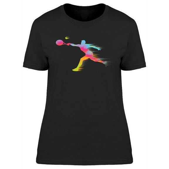 Tennis Dynamic Composition T-Shirt Women -Image by Shutterstock, Female 3X-Large