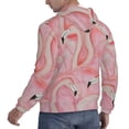 thumbnail image 6 of Lsque Flamingos Pattern Casual Men's Hoodie,Hooded Sweatshirt with Kangaroo Pocket,Pullover Hoodie-X-Large, 6 of 7