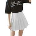 thumbnail image 5 of Douhoow Women High Waist Mini Skirt School Short Pleated Kawaii Skirt Summer Tennis Skirt, 5 of 8