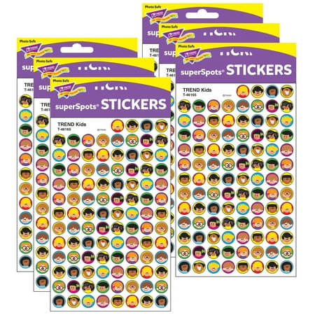 UPC: 0194629033119 | TREND Kids superSpots Stickers 800 Per Pack 6 Packs