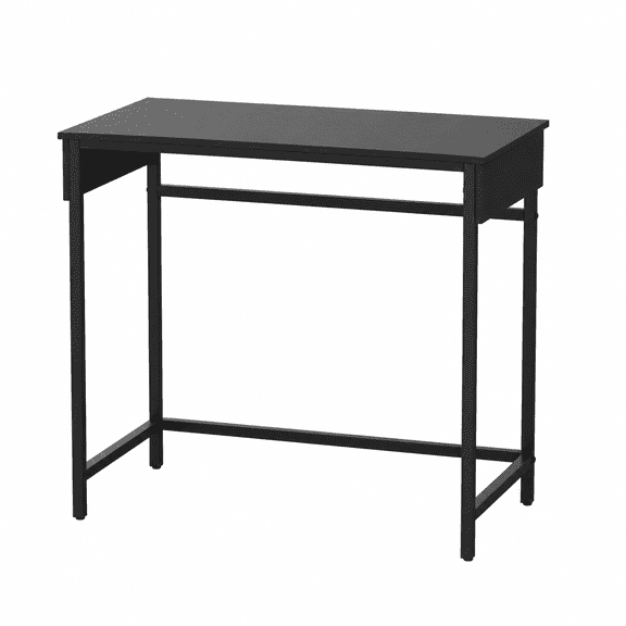 Writing Desk with Sturdy Frame and Side Panels, for Home Office and Remote Work