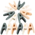 thumbnail image 2 of MasteelfCA 15Pcs Plastic Clothespins Multipurpose Laundry Clothes Pin Clothing Clips, 2 of 7