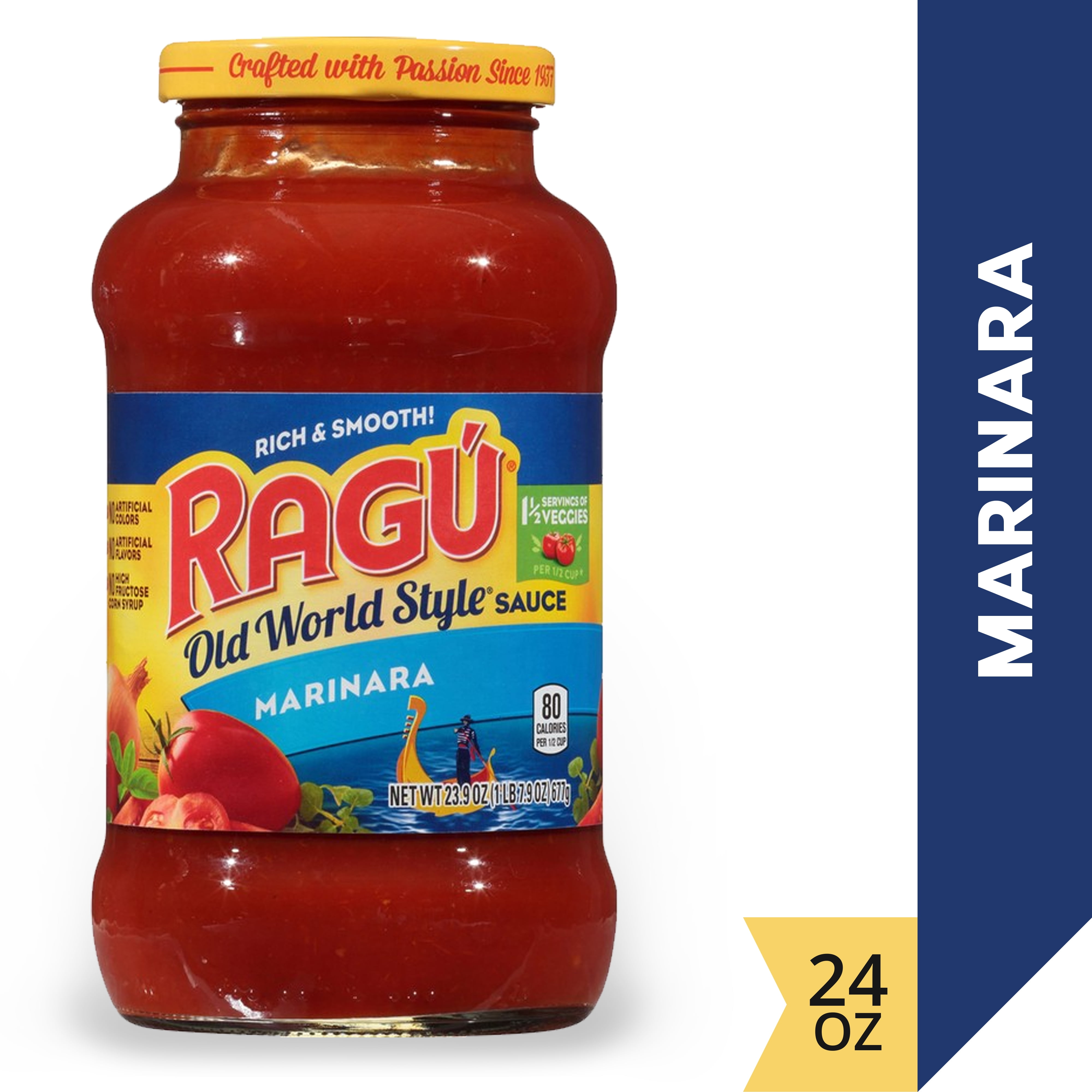 Ragu Old World Style Marinara Pasta Sauce, 24 oz.