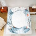 thumbnail image 5 of Manfei Lovely Xmas Snowman Twin Sheet Sets,Teens Christmas Gifts Twin Fitted Sheet,Happy New Year Flat Sheet For Boys Girls,Luxury Bedroom Decor,3-Piece, 5 of 7