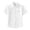 White, variant on Girls Boys Short Sleeve Fashion Casual Dress Shirts White Button Down Shirts Summer Formal School Uniform Shirt with Pocket 8-9 Years