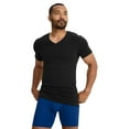 thumbnail image 3 of Jockey Men's Smooth Fit Cotton Stretch V-Neck Undershirt - 3 Pack, 3 of 9