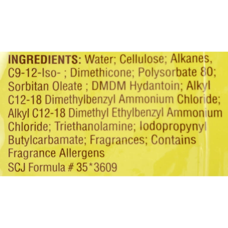 Pledge Lemon Enhancing Wipes, 12 Pack photo 3