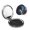 Round Shape, variant on Dragon Cool Starry Sky Moon Portable Double-Sided Face Mirror Round Shape, Magnifying Compact Pocket Mirror with PU Leather Cover