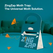 Moth Trap 10-Pack, Slowly Releases Enhanced 2X Pheromones, Lures, Trap & Kill Pantry & Clothes Moths, Food, Wardrobe & Dresser Moth Treatment & Prevention, Odorless, Safe & Eco-Friendly