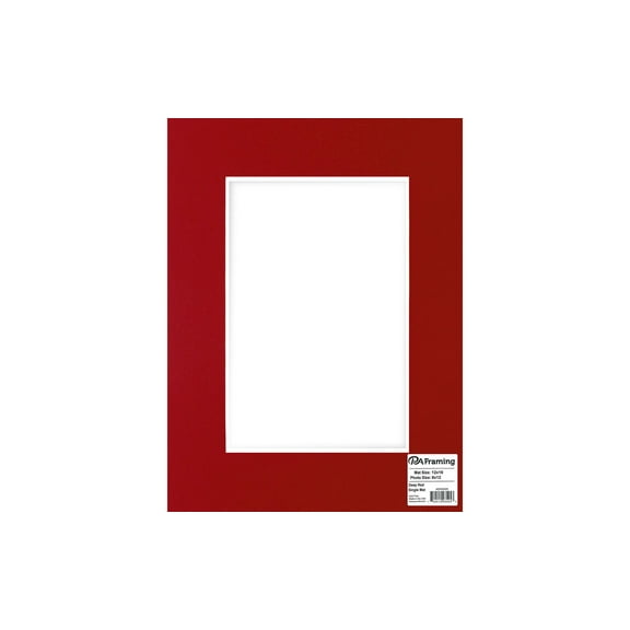 ADF Mat 12x16/8x12 WhtCore Deep Red