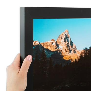 ArtToFrames 24x30 Inch Black Picture Frame, This Black MDF Poster Frame is Great for Your Art or Photos, Comes with 060 Plexi Glass (3926)