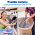 thumbnail image 6 of 9Pcs Feather Duster with Extension Pole Up to 100'',Extendable Bendable Washable Long Feather Duster, 6 of 8