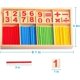 thumbnail image 5 of Bloques y Palitos para contar números CHAO Juguetes Montessori Suministros de educación en el hogar, 5 of 5