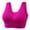 Rose Red, variant on LYMAYTER Women Seamless Fitness Bras Contoured Support Wire-Free Yoga Gym Workout Bra