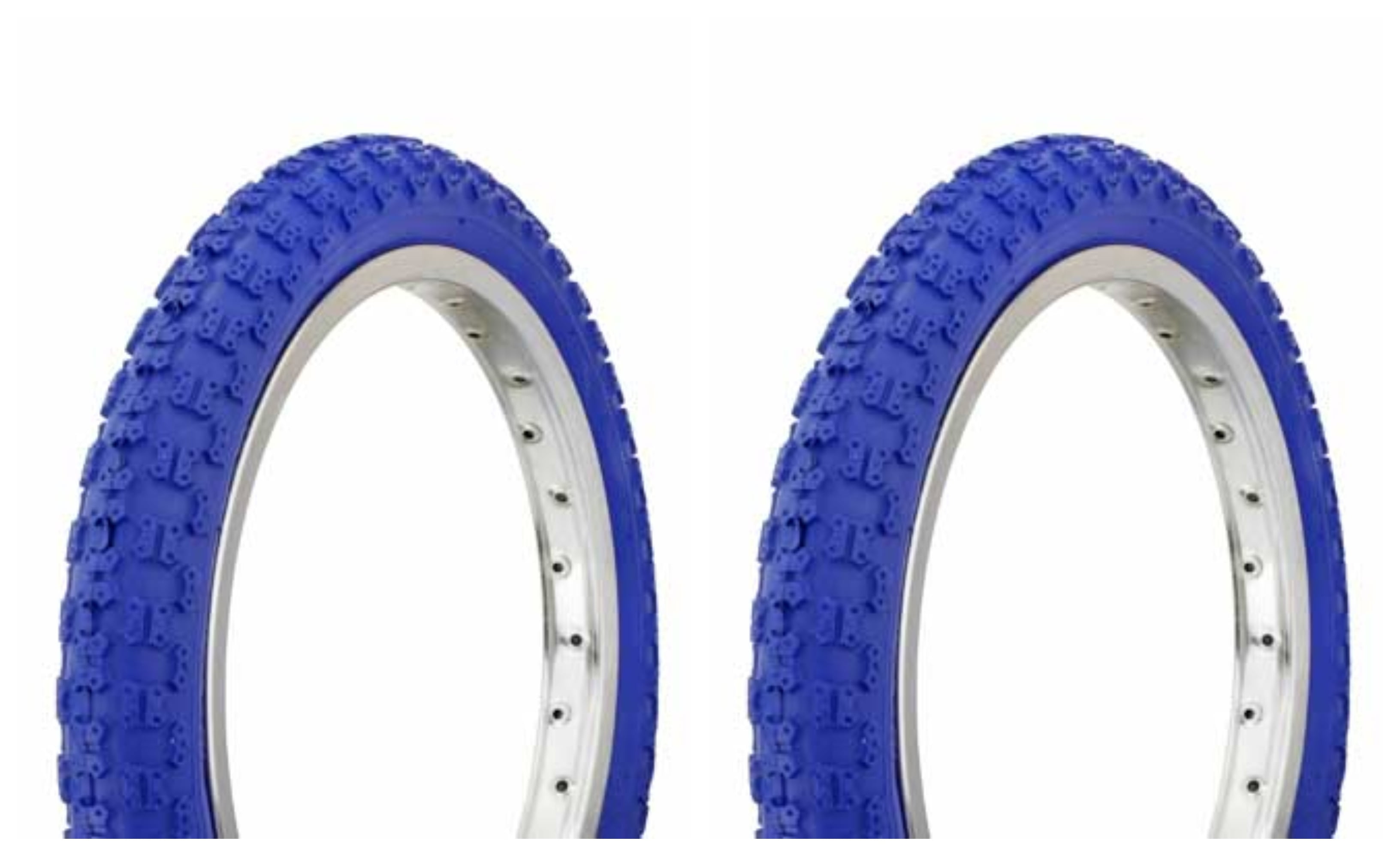 Tire set. 2 Tires. Two Tires Duro 16" x 2.125" Blue/Blue Side Wall HF143G. Bicycle Tires, bike