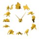 thumbnail image 1 of Adhesivo de pared Diy Adhesivo de pared reloj 3D espejo grande reloj s de pared 2020 nuevo Oro Zulema Reloj de pared 3D, 1 of 8