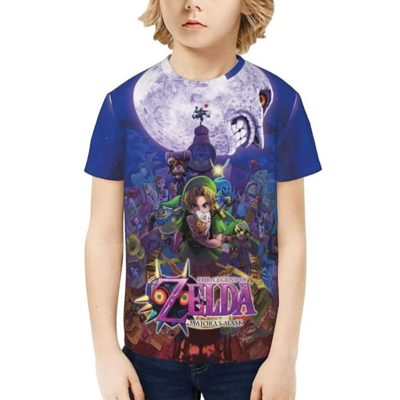 The Legend Of Zelda Kids T-Shirt 3d Printed Graphic T-Shirts Boys And Girls Short Sleeve Shirts For Youth Kids X-Small