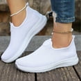 thumbnail image 5 of CHICVOMEY Women's Slip On Shoes - Lightweight & Breathable Mesh Walking Sneakers Arch Support & Memory Foam Cushion Comfort Non-Slip Walking Shoes for Work Casual, 5 of 6