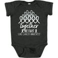 thumbnail image 3 of Inktastic Together, We Fight Lung Cancer Awareness Boys or Girls Baby Bodysuit, 3 of 5