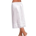 thumbnail image 3 of Opperiaya Women Dress Elastic Waist Slip Skirt Underskirt Petticoat Plus Size, 3 of 4