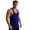 #01-Blue, variant on Men's Stringer Tank Top - Y-Back Sleeveless Shirt for Bodybuilding, Gym & Athletic Training