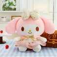 thumbnail image 3 of Juguetes de peluche personalizados, juguetes de peluche Kawaii, los más vendidos, dibujos animados Jk Sanrio, vestidos de bebé, peluche suave Kuromi My Melody, Anime de peluche, 3 of 4