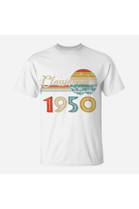 72nd Birthday Gif For Men Women Classic 1950 TShirt