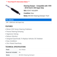 thumbnail image 2 of Steering Damper - Compatible with 1999 - 2018 Ford E-350 Super Duty 2000 2001 2002 2003 2004 2005 2006 2007 2008 2009 2010 2011 2012 2013 2014 2015 2016 2017, 2 of 2