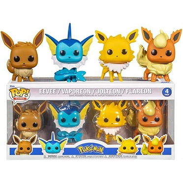 Funko Pop! Pokemon - Ultimate 4-Pack Eevee, Vaporeon, Jolteon, Flareon
