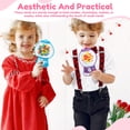 thumbnail image 5 of 36 Pcs Valentines Cards for Kids DIY Valentines Candy Cards with Bubble Gum Machine Design and Round Adhesive Shaker Pouches for Boys Girls School Party Favors, 5 of 8