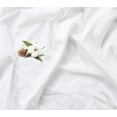 thumbnail image 5 of RUVANTI 100% Organic Cotton Sheets - California king Sheet Sets - 4 Piece Percale Weave Bedding, Crisp, Cooling & Breathable, Soft & Durable, 16" Deep Pocket, Hotel Quality Sábanas - Bright White, 5 of 7