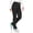 Black, variant on Women's Straight Leg Seven Pocket Cargo Scrub Pants with 4-Way Stretch Anti-Wrinkle Moisture Wicking Scrubs Green Apple