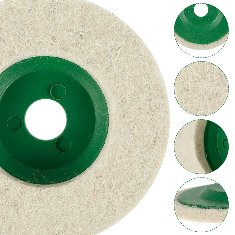 9/15/21PCS Wool Polishing Wheel Buffing Pads 4 Inch 100mm Angle Grinder  Wheel Polisher Disc Felt Polishing Discs Pads Set