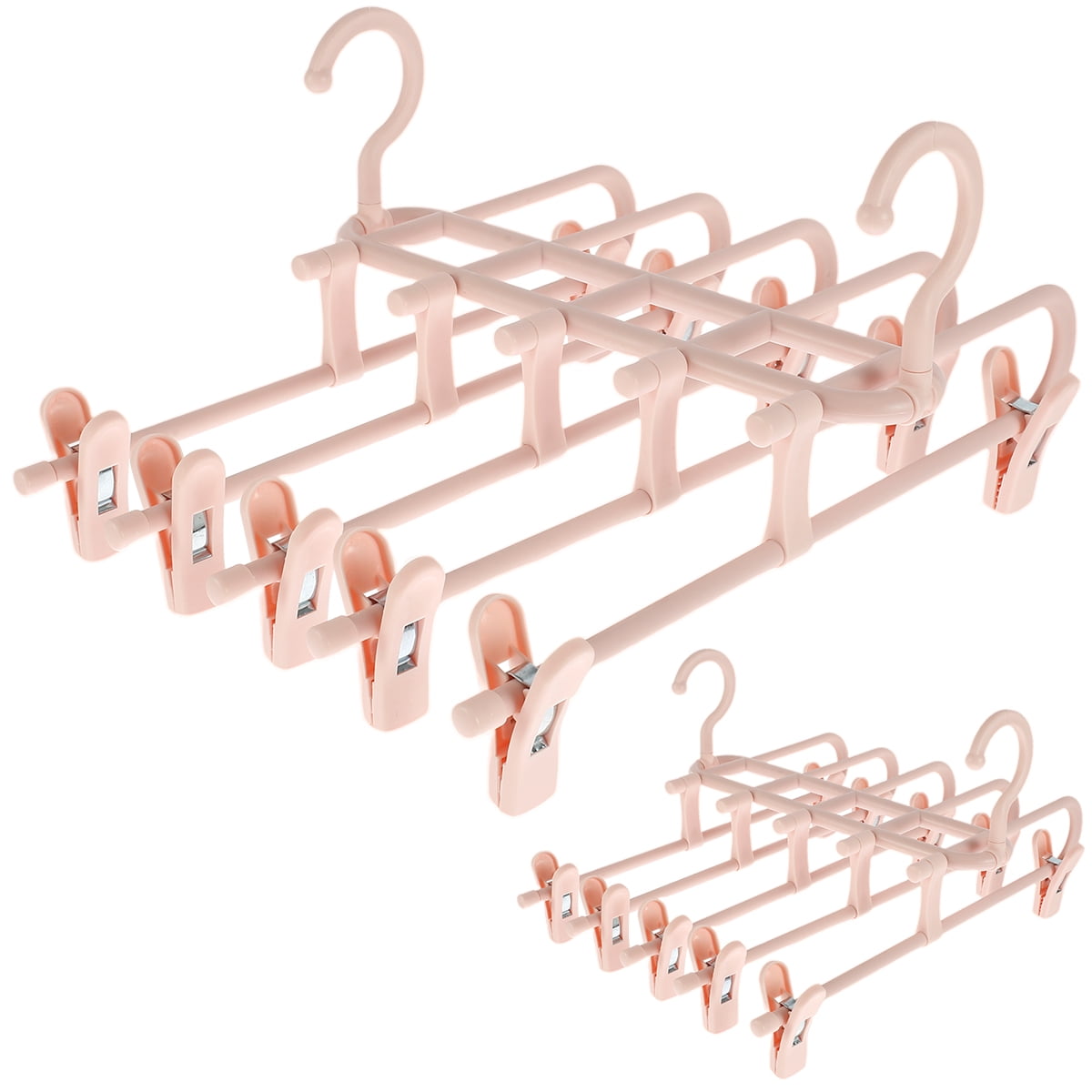 Austok 2 Pcs Pants Hangers Space Saving Trousers Hanger NonSlip Pants