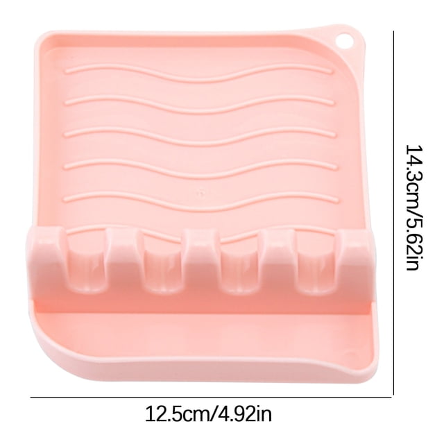 Pot Lid Rack Spoon Mat Pot Lid Bracket Creative Kitchen Rack Tableware Solid Color Mat Water Color Mat